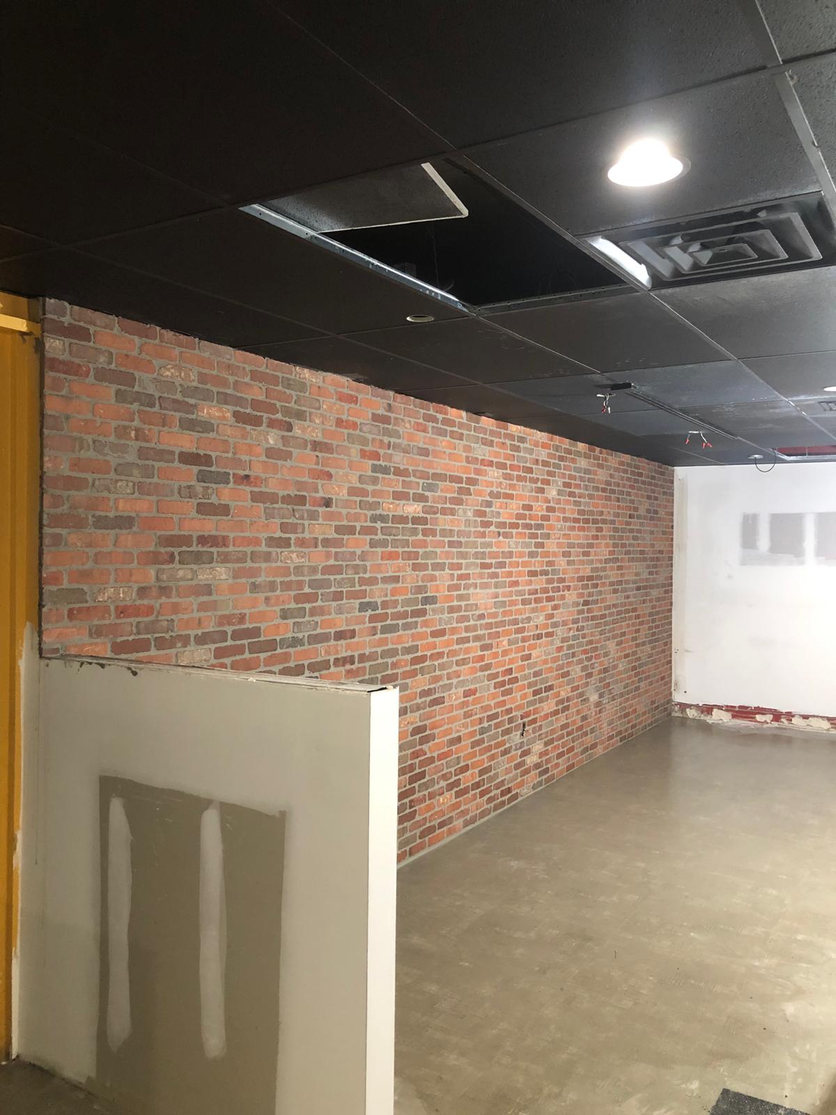 Brick Veneer Feature Wall — North Carolina